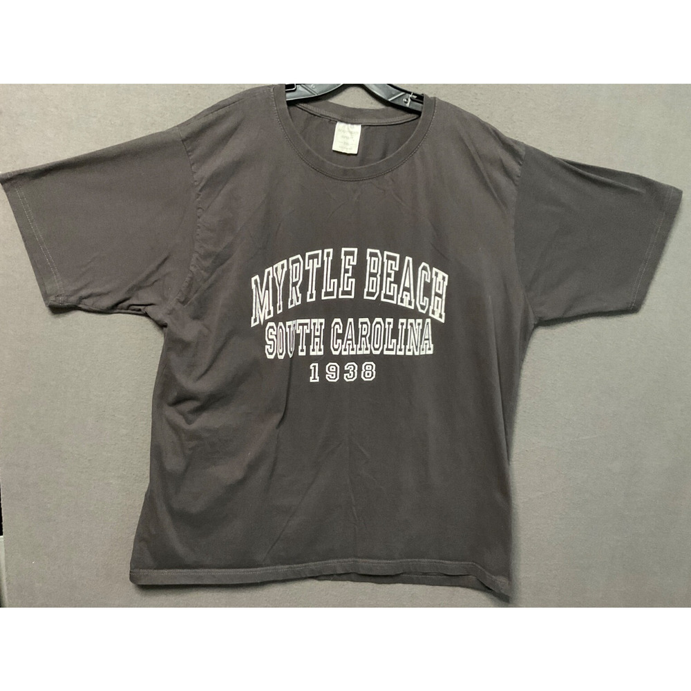 Myrtle Beach South Carolina 1938 Tee 3XL Black Southern Spirit Souvenir Shirt‎